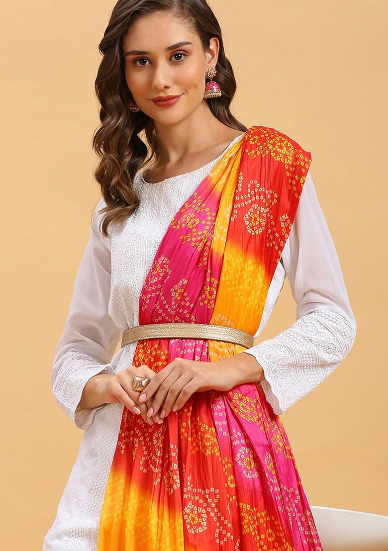 Ethnic Motifs Printed Art Silk Dupatta