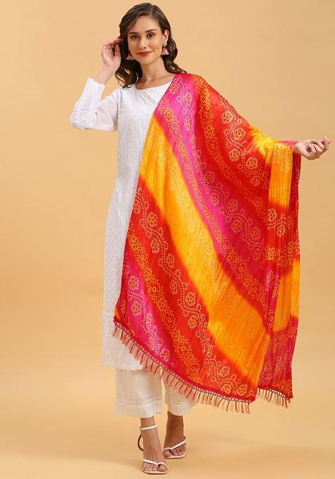 Ethnic Motifs Printed Art Silk Dupatta