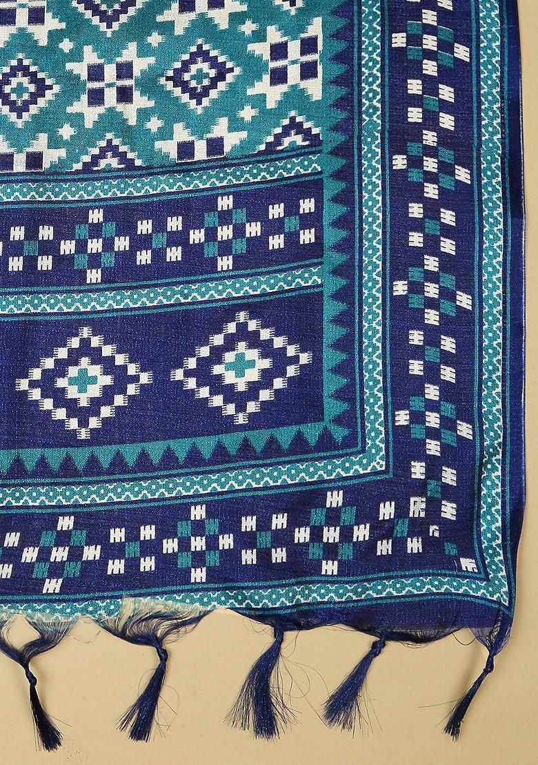 Ethnic Motifs Printed Art Silk Dupatta