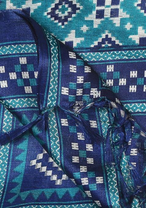 Ethnic Motifs Printed Art Silk Dupatta