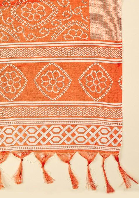 Bandhini Printed Art Silk Dupatta