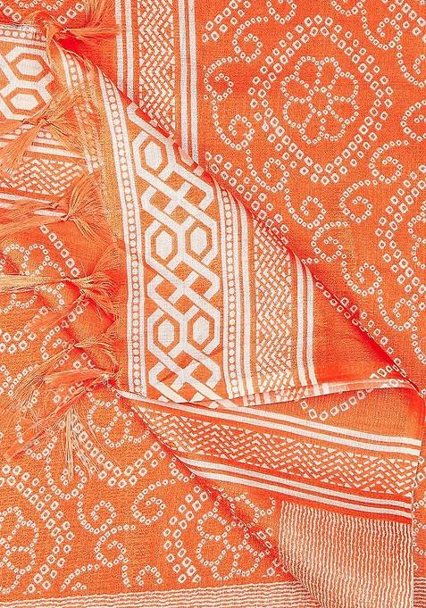 Bandhini Printed Art Silk Dupatta