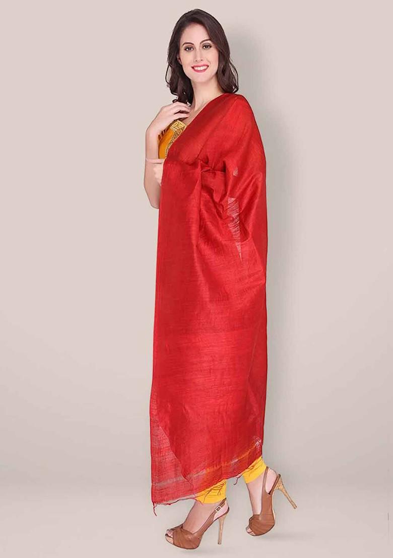 Tasselled Zari Dupatta