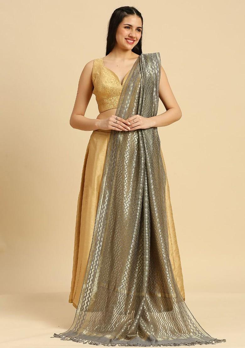 Ethnic Motifs Woven Design Dupatta