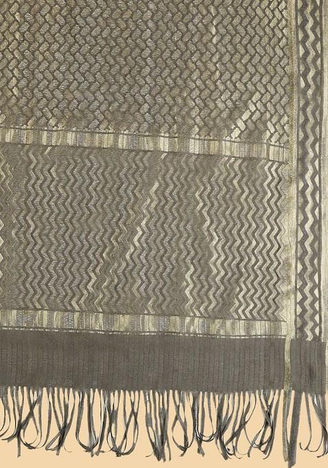 Ethnic Motifs Woven Design Dupatta