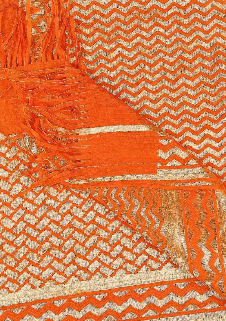 Ethnic Motifs Woven Design Dupatta