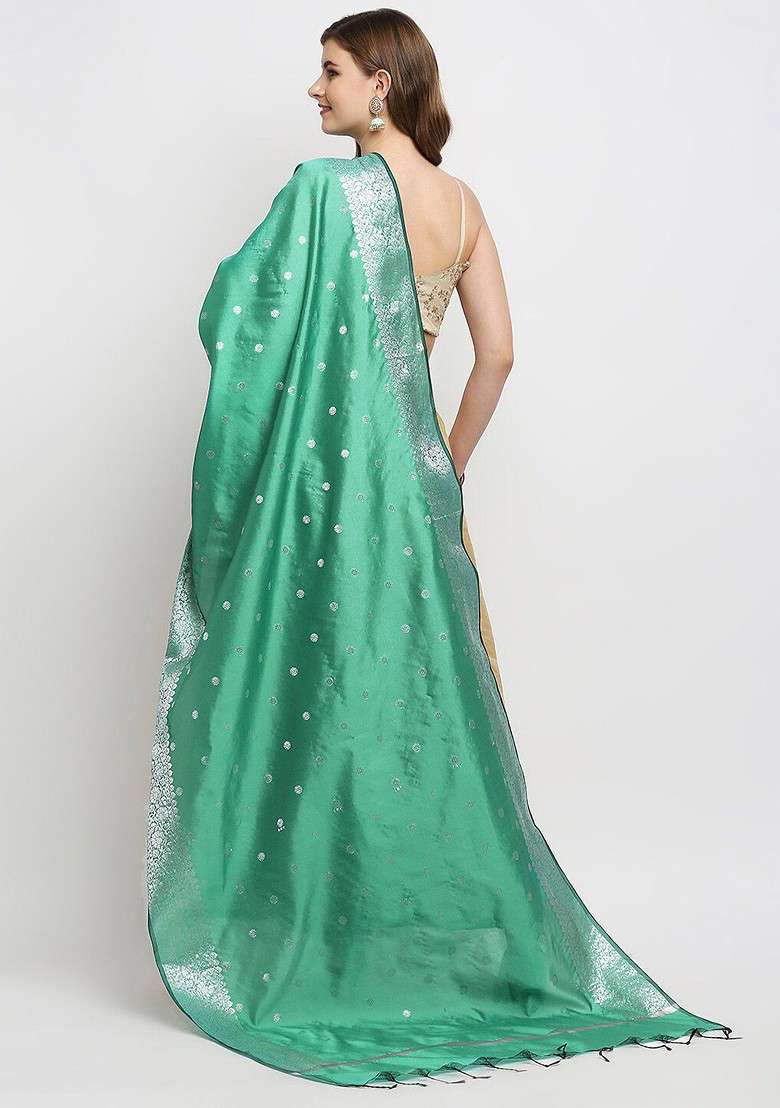 Ethnic Motifs Woven Design Dupatta - Indya