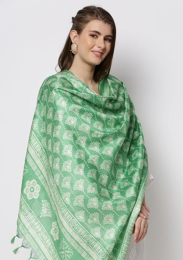 Ethnic Motifs Printed Art Silk Dupatta