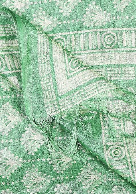 Ethnic Motifs Printed Art Silk Dupatta