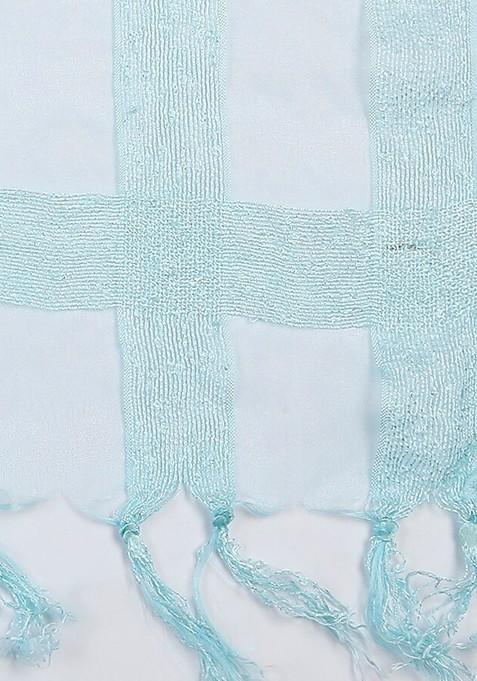 Woven Design Organza Dupatta