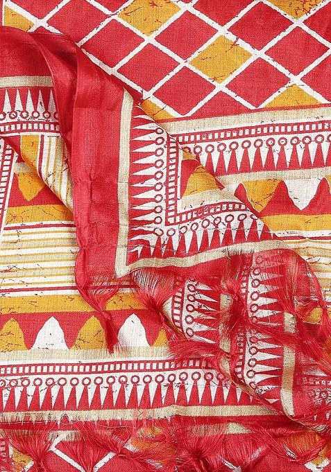 Printed Art Silk Dupatta