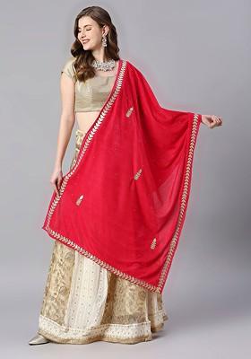 Embroidered Velvet Dupatta