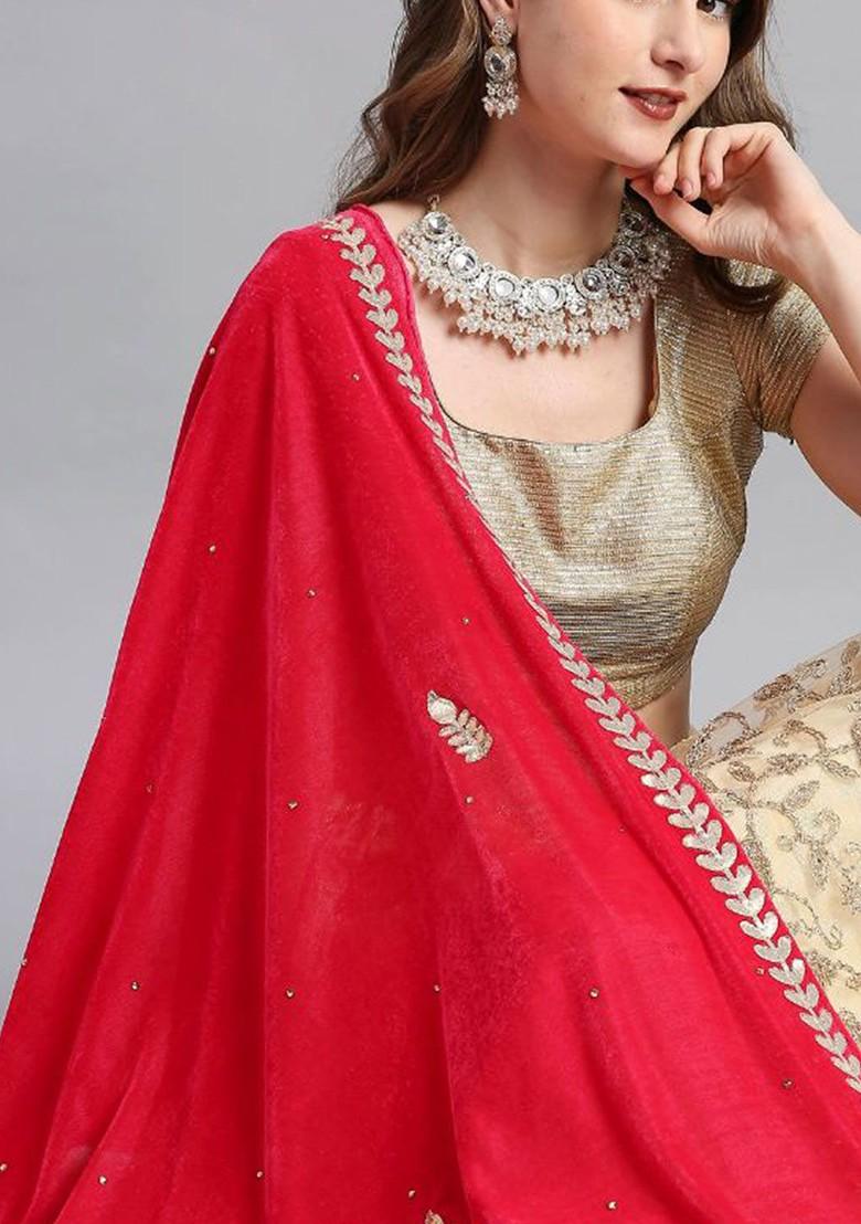 Embroidered Velvet Dupatta
