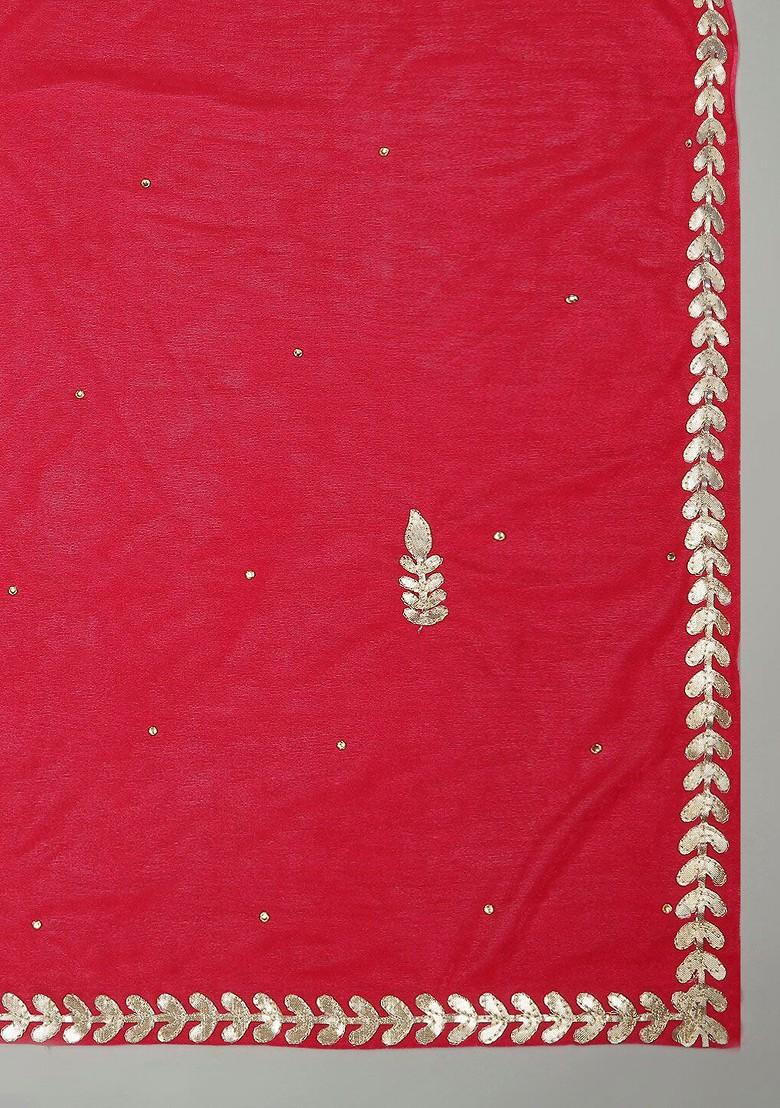 Embroidered Velvet Dupatta