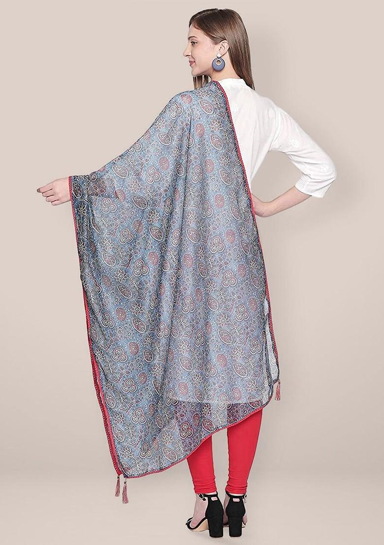 Printed Art Silk Dupatta