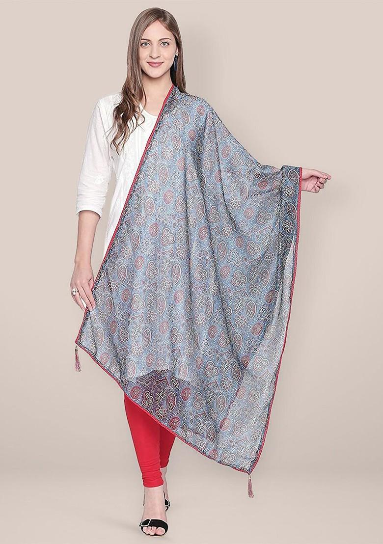 Printed Art Silk Dupatta
