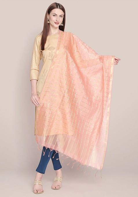 Woven Design Dupatta