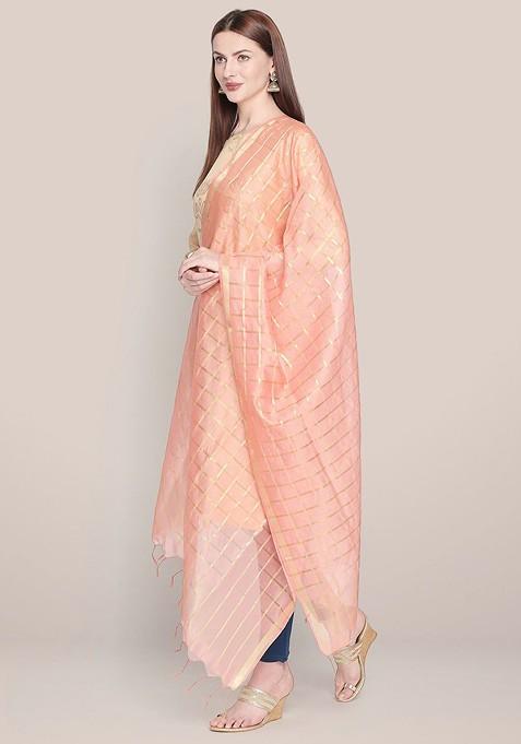 Woven Design Dupatta