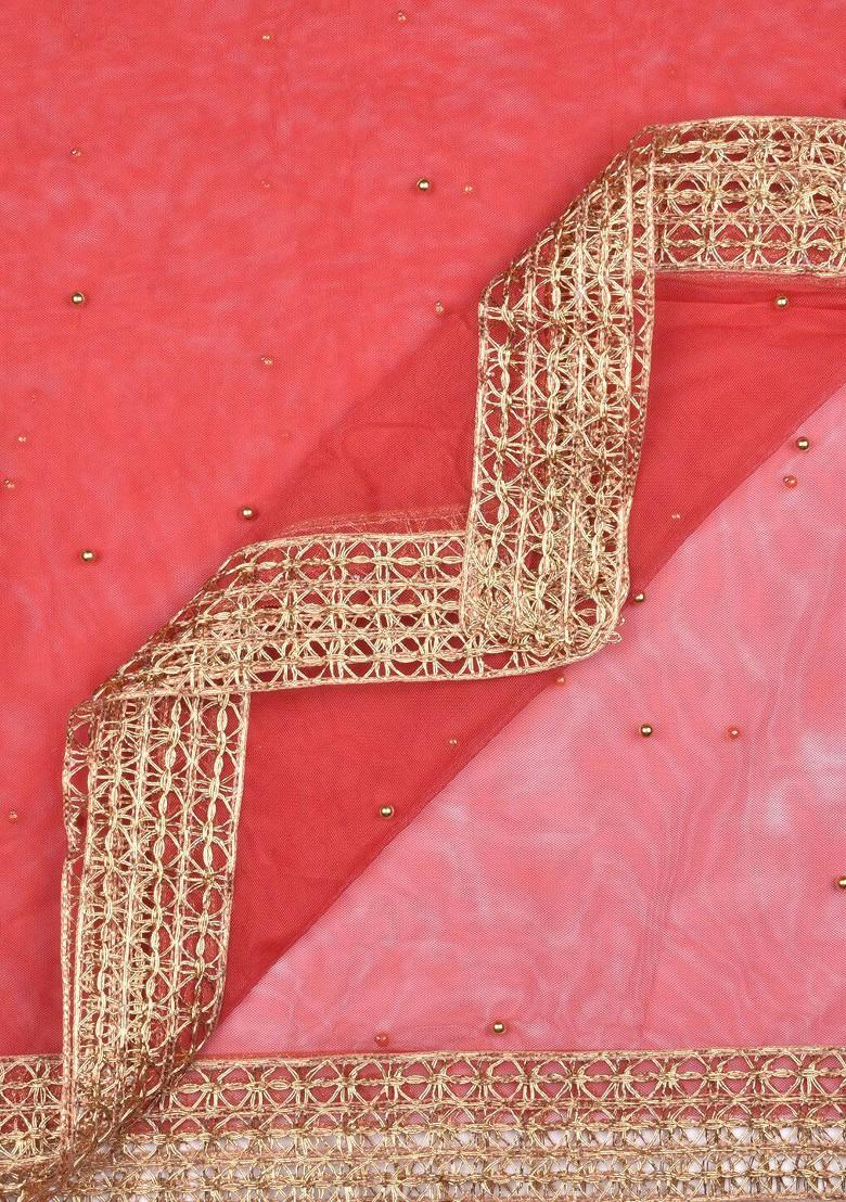 Ethnic Motifs Embellished Dupatta With Sequinned