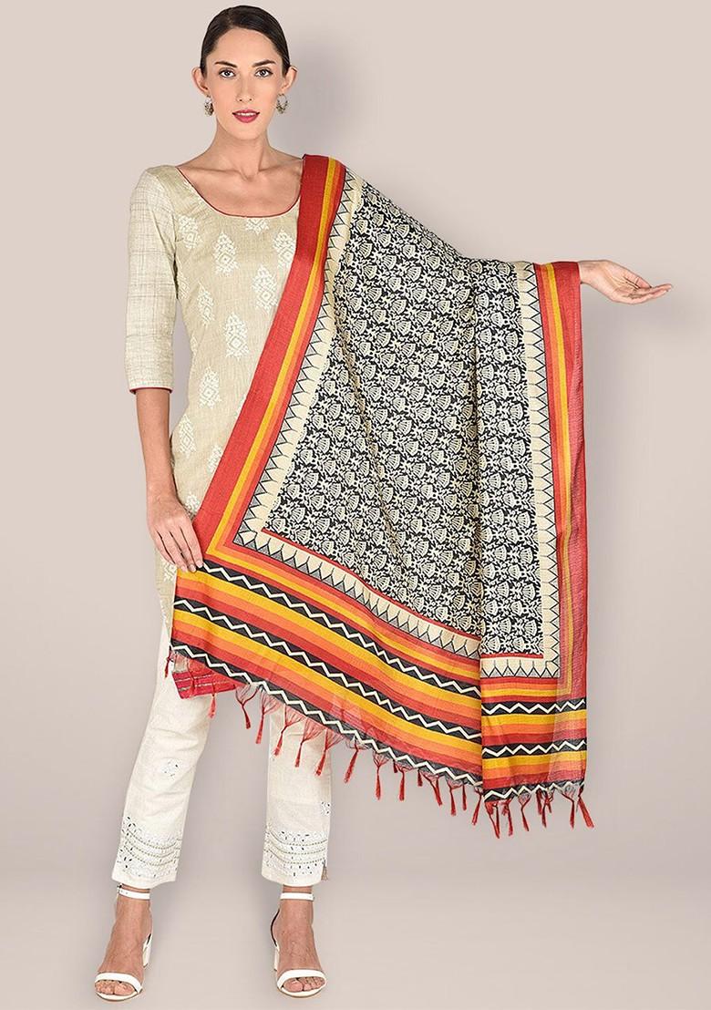 Printed Art Silk Dupatta
