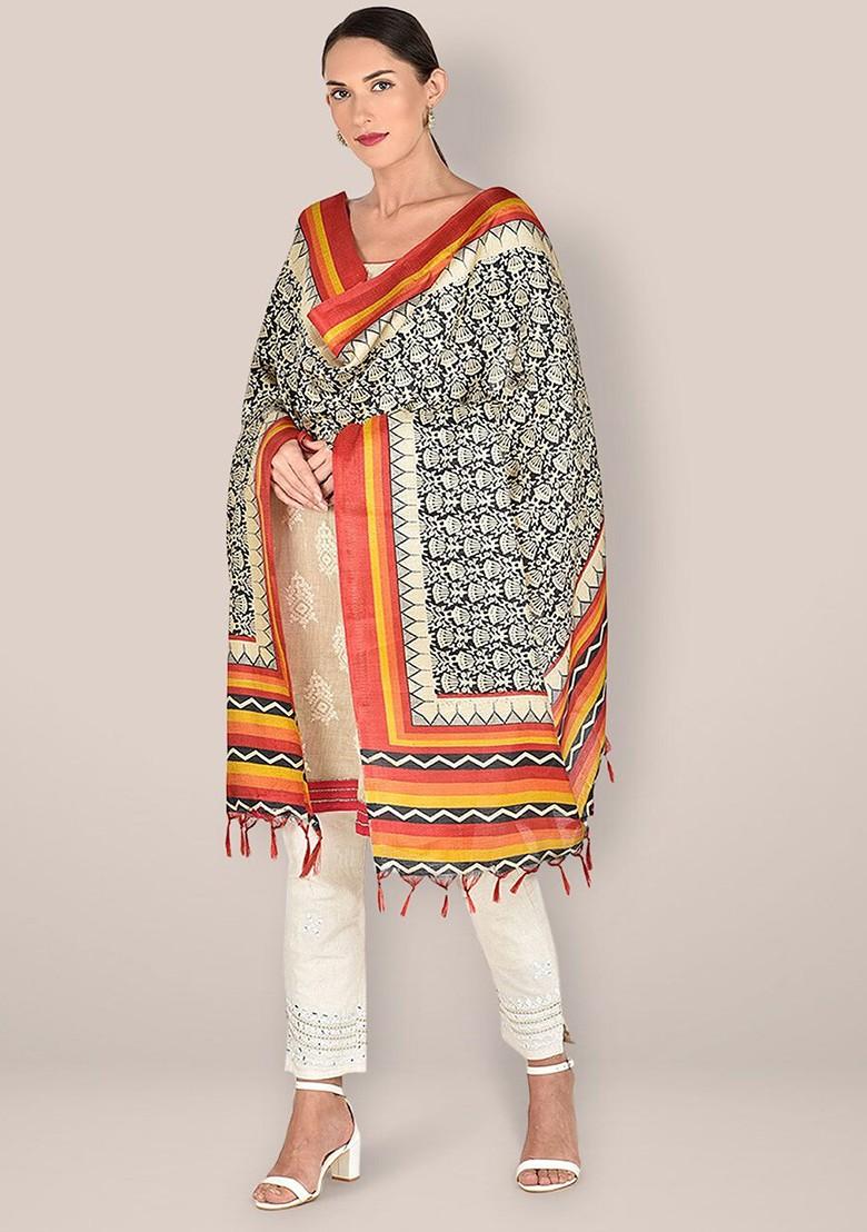 Printed Art Silk Dupatta