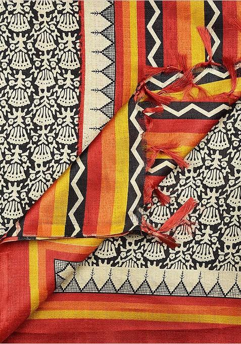 Printed Art Silk Dupatta