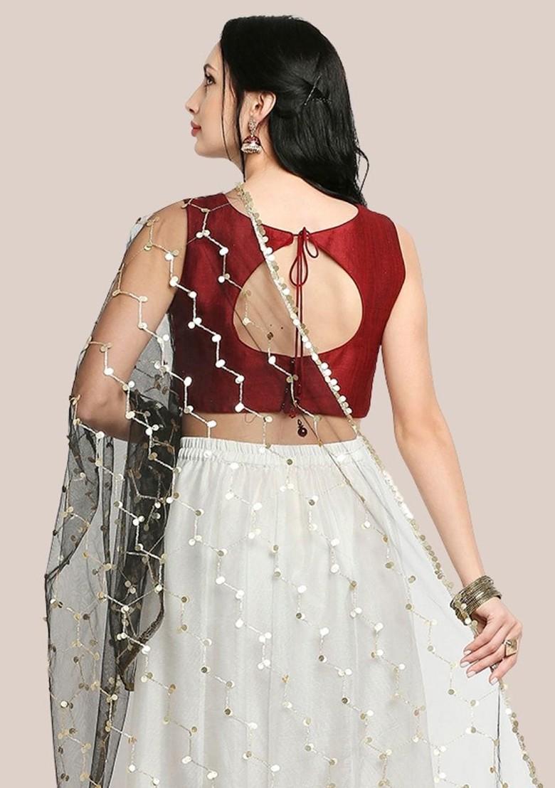 Ethnic Motifs Embroidered Dupatta With Sequinned