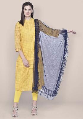 Ruffle Border Dupatta