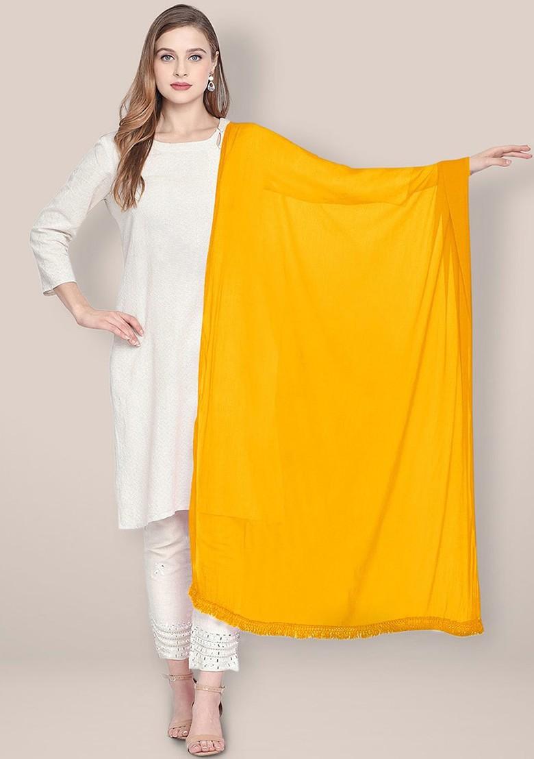 Solid Chiffon Dupatta