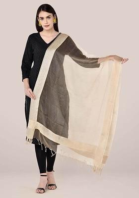 Solid Organza Dupatta