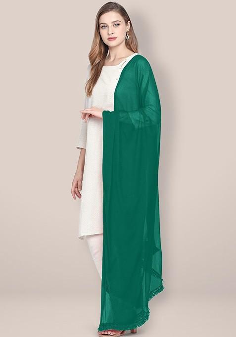 Solid Chiffon Dupatta