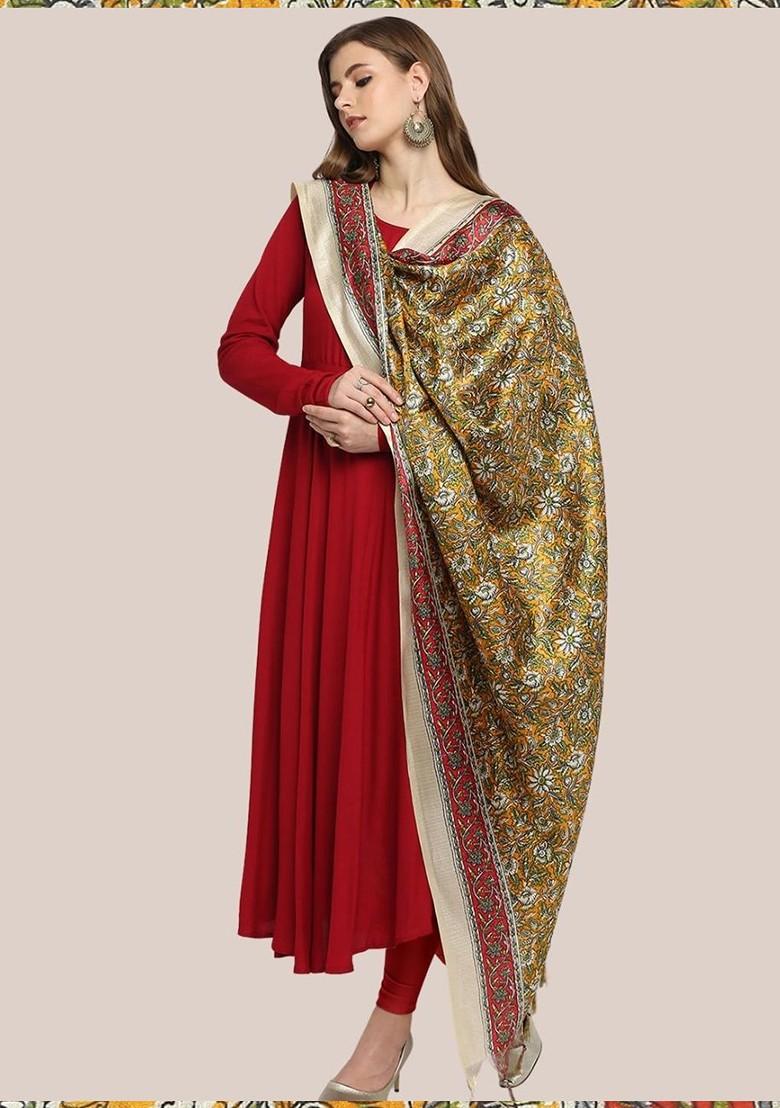 Printed Art Silk Dupatta