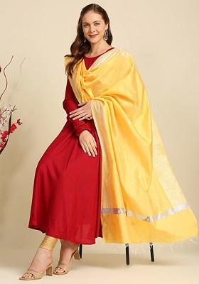 Ethnic Motifs Woven Design Dupatta