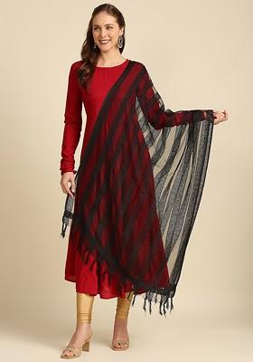 Woven Design Organza Dupatta