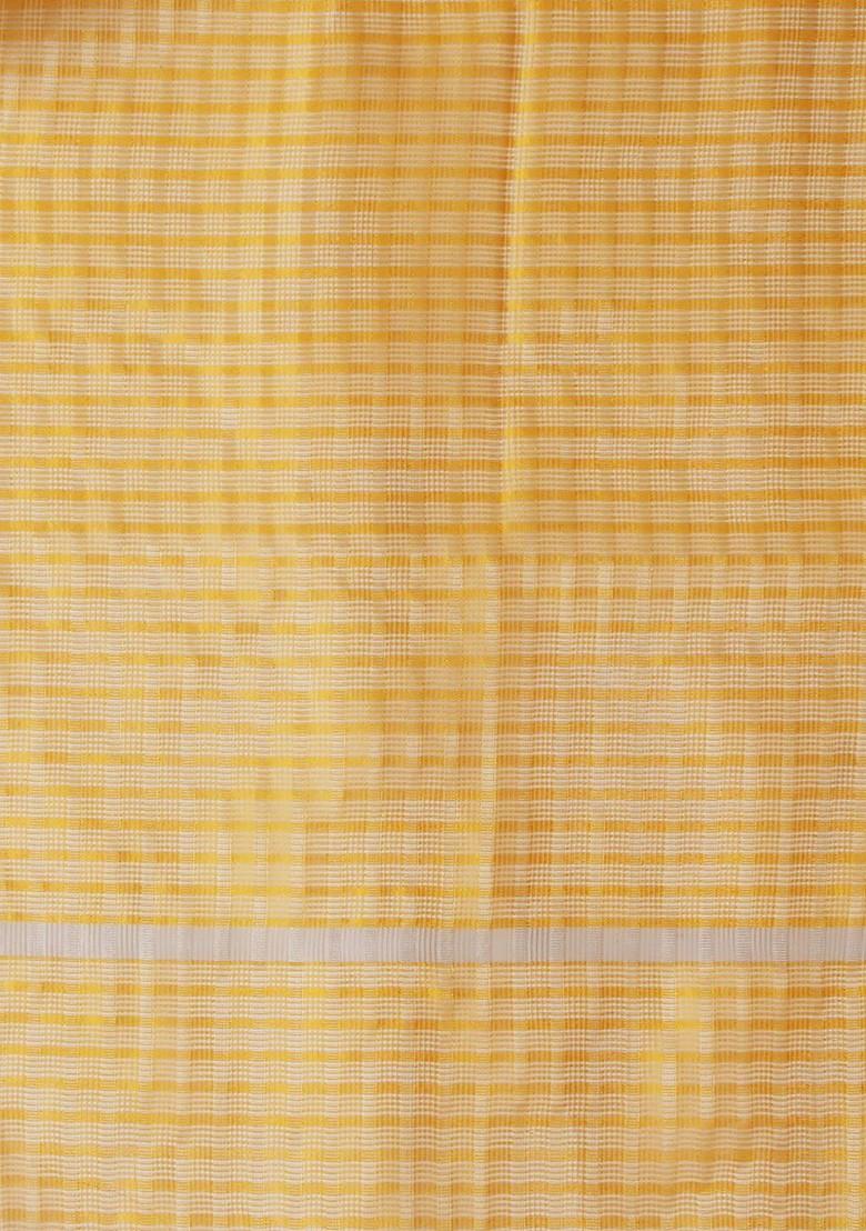 Yellow Striped Dupatta