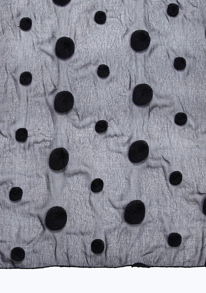 Black Embroidered Dupatta