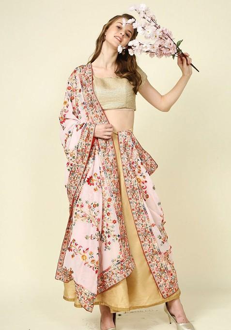 Women Embroidered Dupatta With Mirror Work