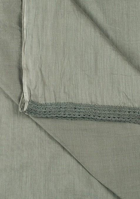 Green Pure Cotton Dupatta