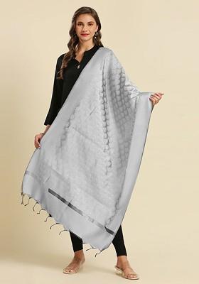 Ethnic Motifs Woven Design Dupatta