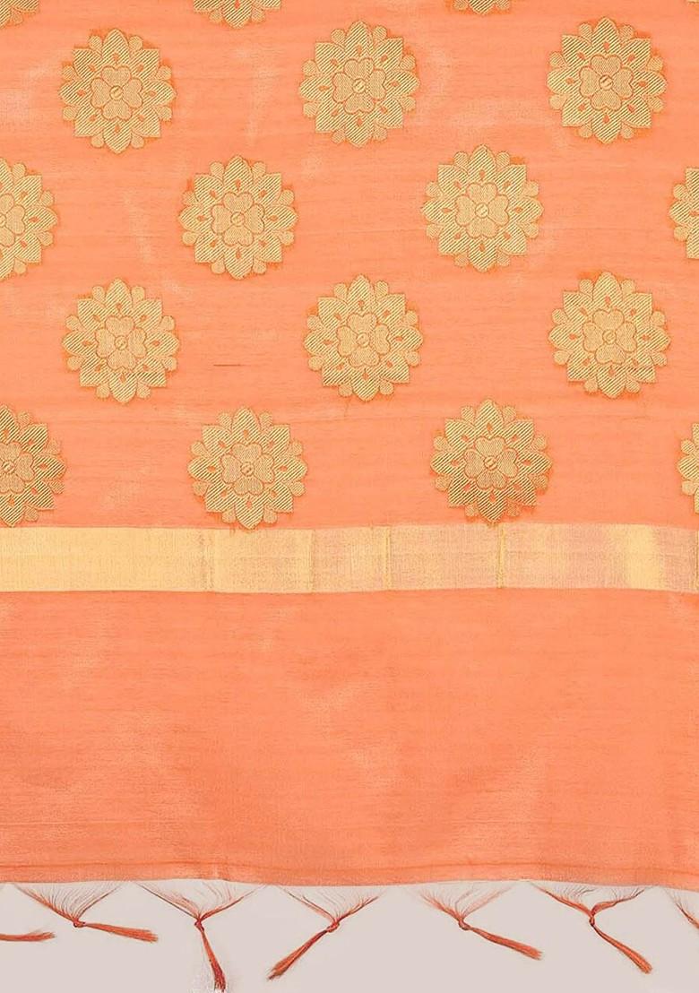Ethnic Motifs Woven Design Dupatta With Zari
