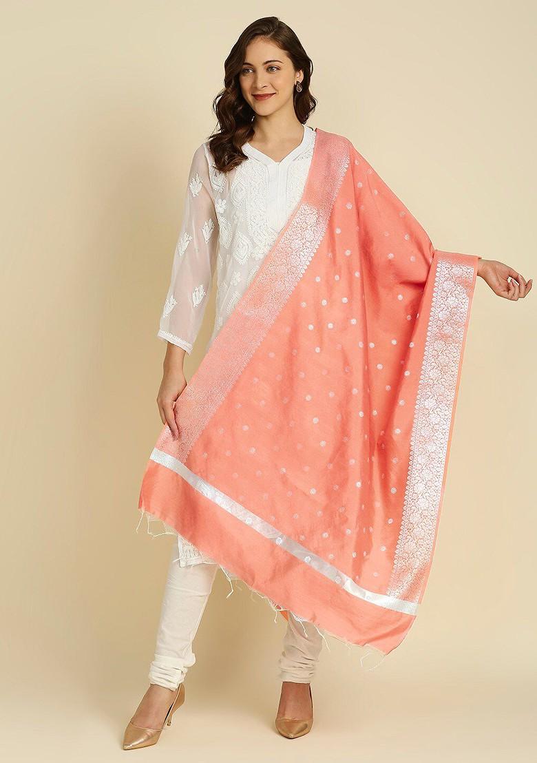 Ethnic Motifs Woven Design Dupatta