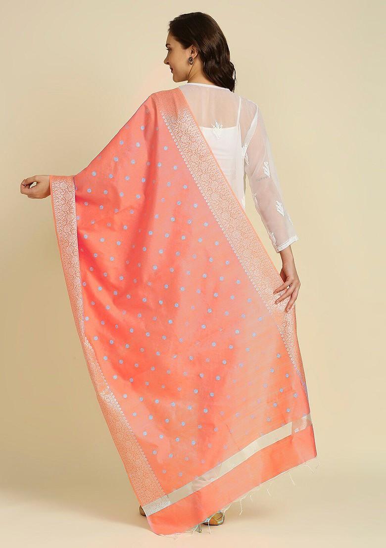 Ethnic Motifs Woven Design Dupatta