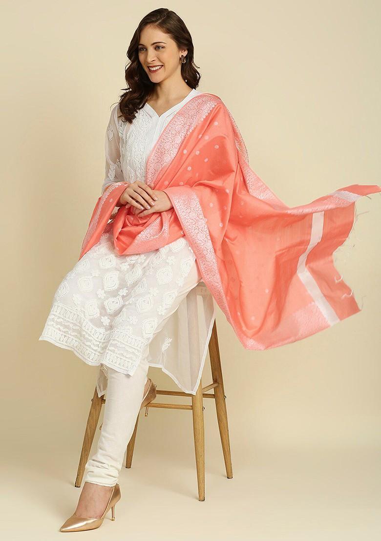 Ethnic Motifs Woven Design Dupatta