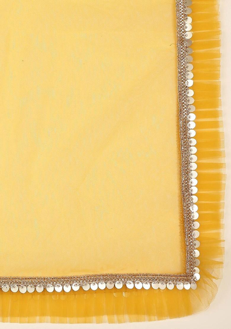 Sequins Embroidered Net Dupatta