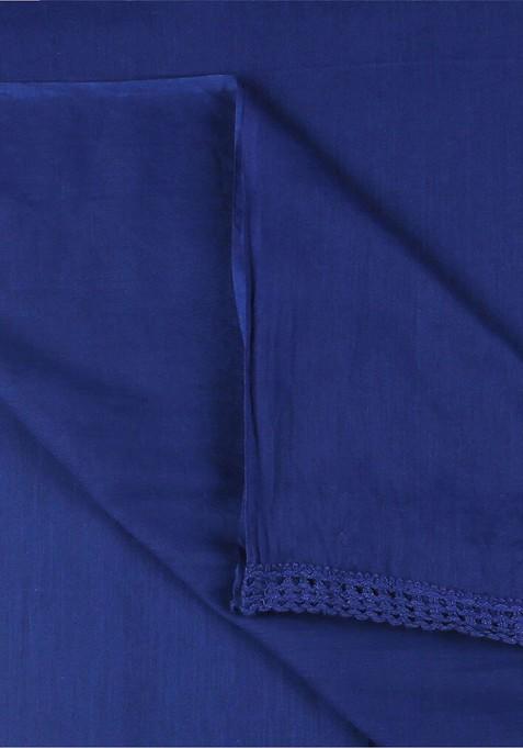 Blue Pure Cotton Dupatta
