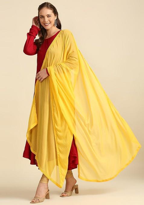 Women Solid Dupatta