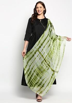 Dyed Shibori Dupatta