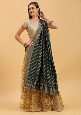 Woven Design Silk Dupatta