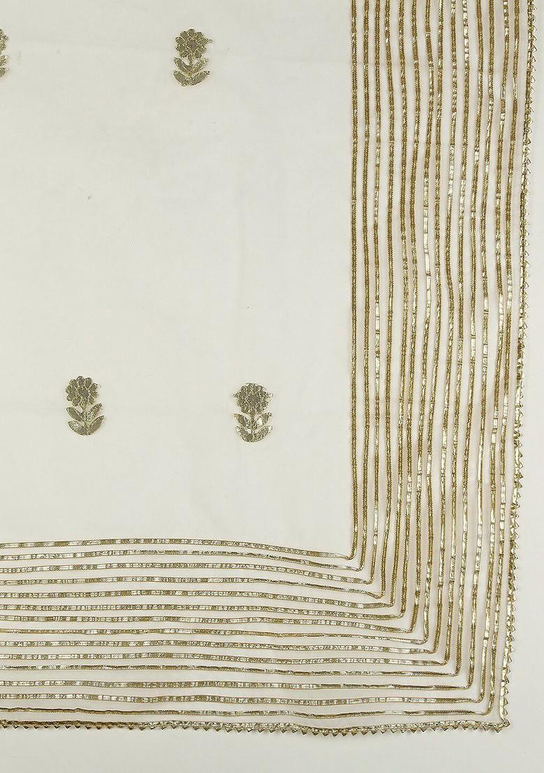 Embroidered Organza Gotta Patti Dupatta