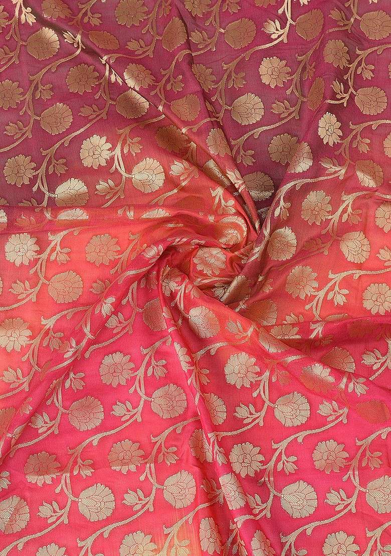 Woven Design Pure Silk Dupatta - Indya